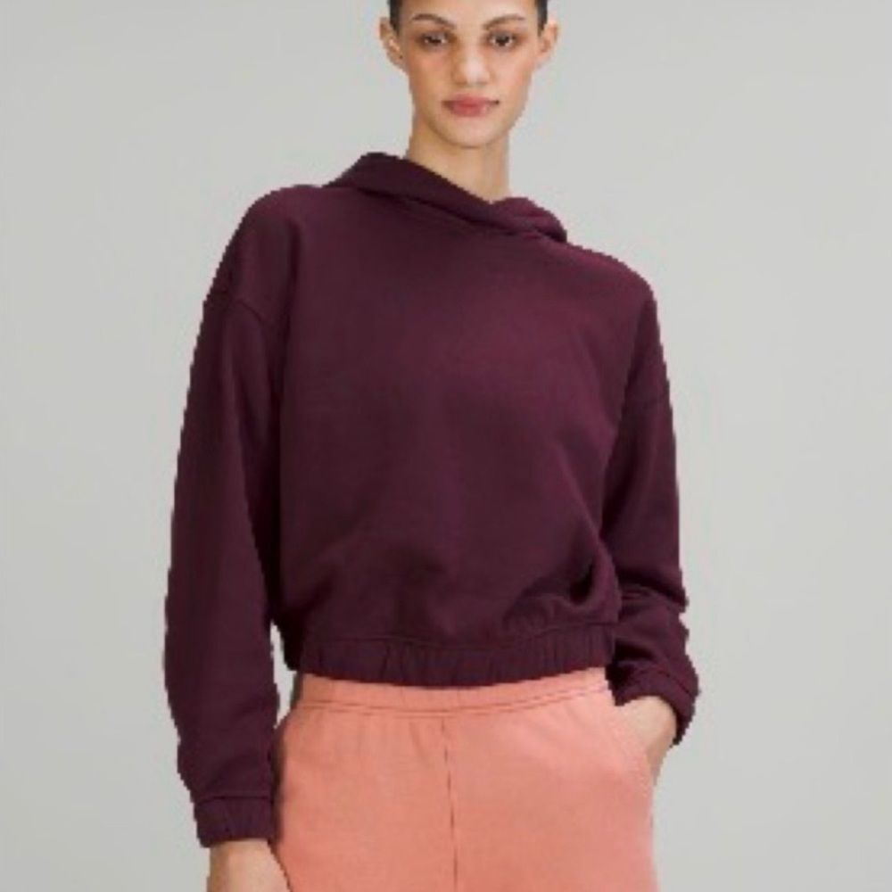 Lululemon Loungefull hoodie with cinch waste